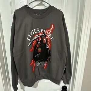 Civil Regime Sweatshirt Mens Large Reaper V2 Classic Crewneck Graphic New